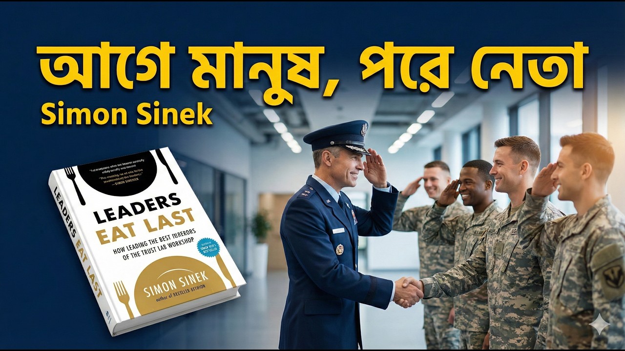 নেতা হতে হলে আগে মানুষ হন 🤝 Leaders Eat Last Bangla Book Summary