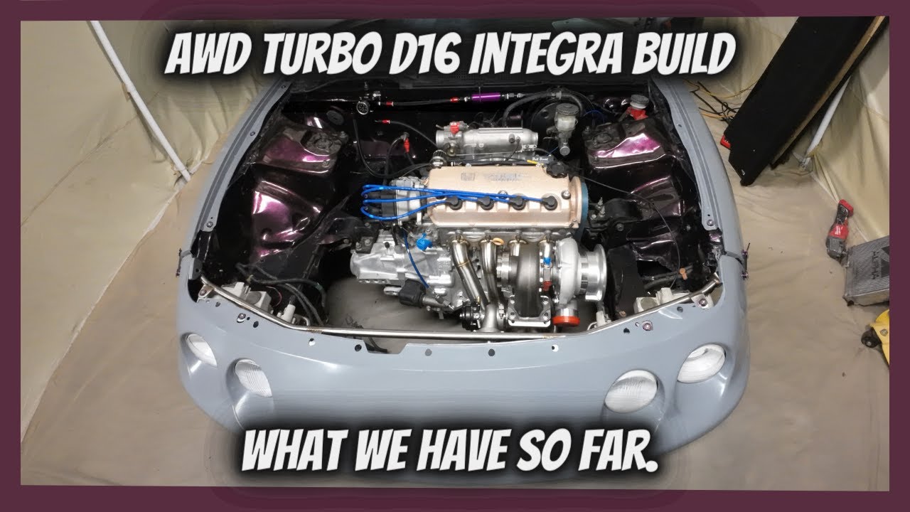 AWD TURBO D16Z6 INTEGRA BUILD PART 1
