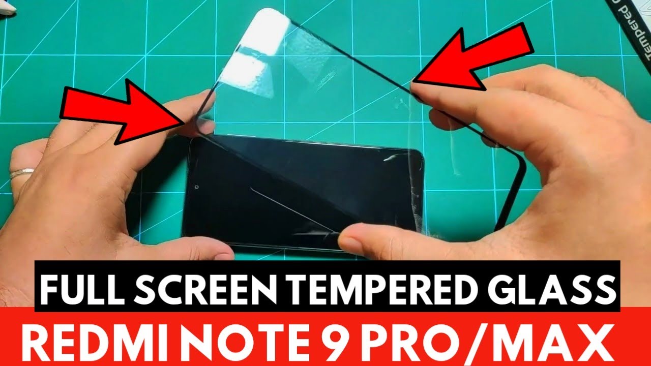 Redmi Note 9 Pro/Max Original Full Screen Tempered Glass | Best Redmi Note 9 Pro/Max Accessories