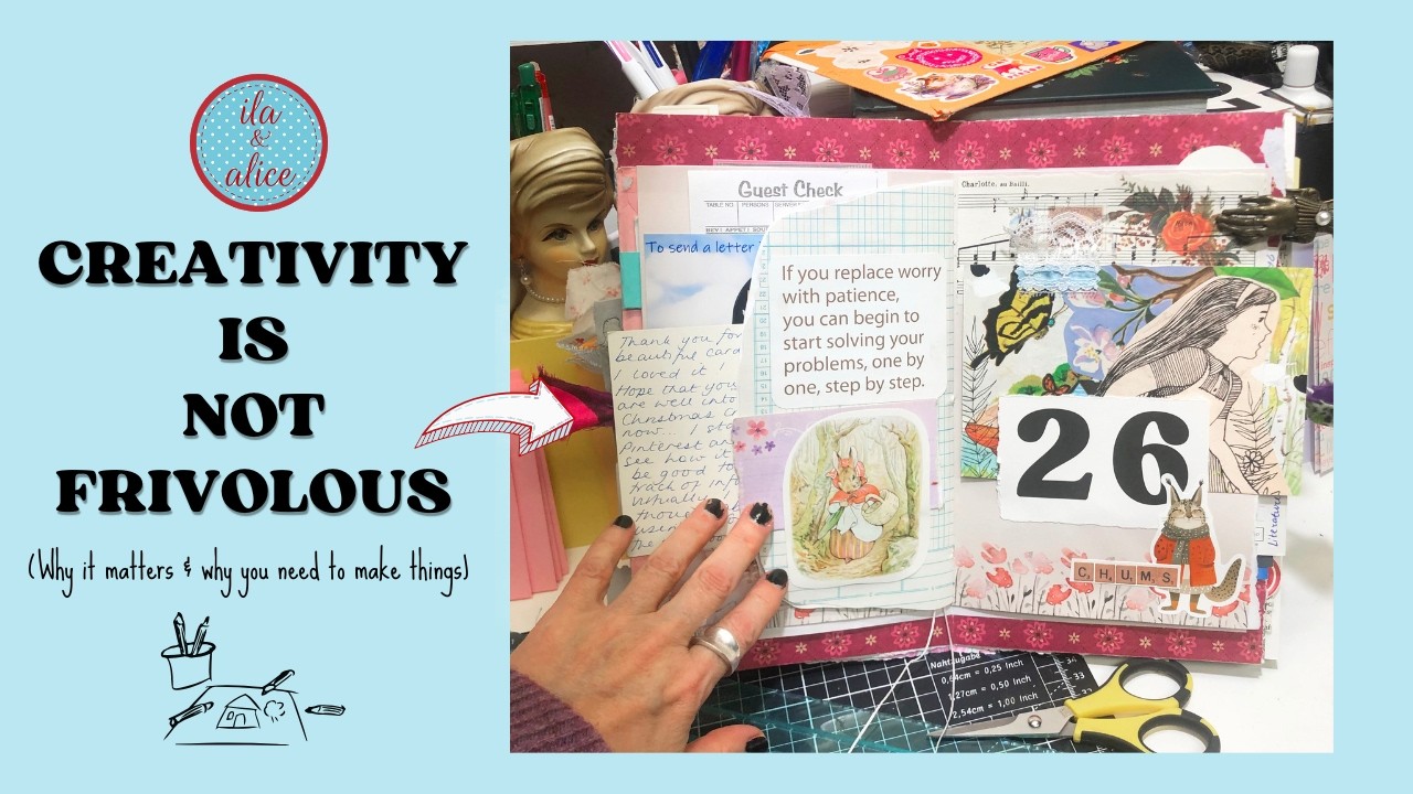 Why Crafting Matters More Than You Think | A Quiet Journaling Reflection #junkjournaling