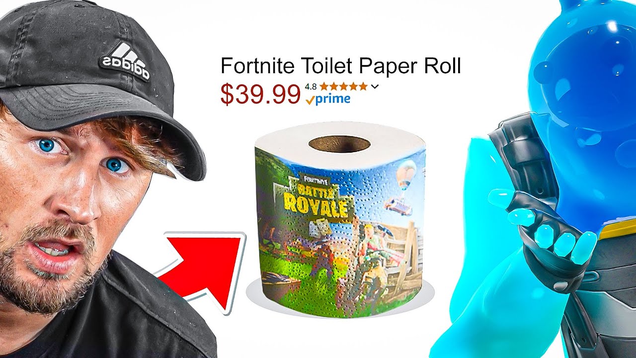 I Bought Sarah Weird Fortnite Items In Real Life…