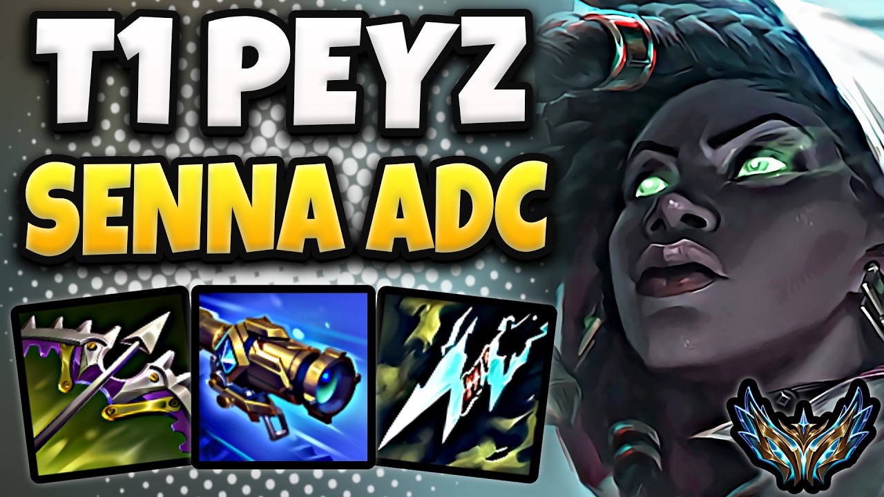 T1 Peyz Senna vs Ezreal [ ADC ] Rank #1 Korea Challenger | Patch 26.4