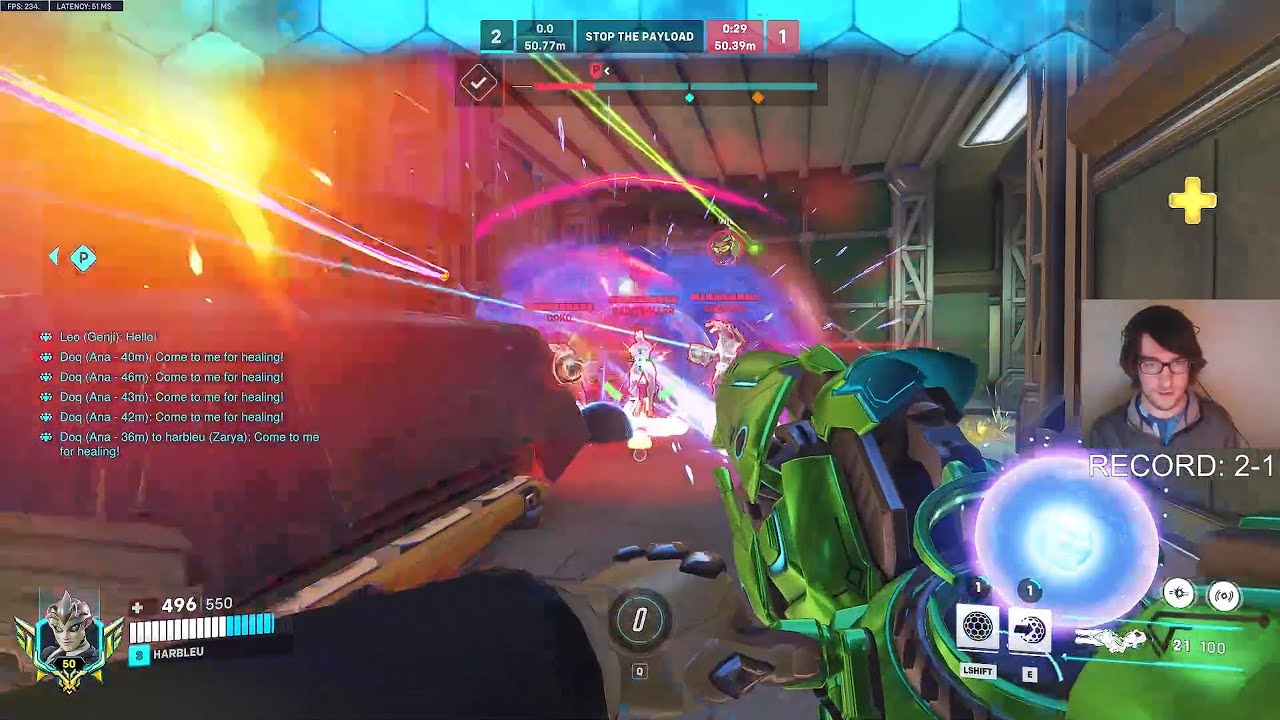 19 тыс. урона! Харбл Заря Бог демонстрирует свои игровые навыки в OVERWATCH 2, 17-й сезон