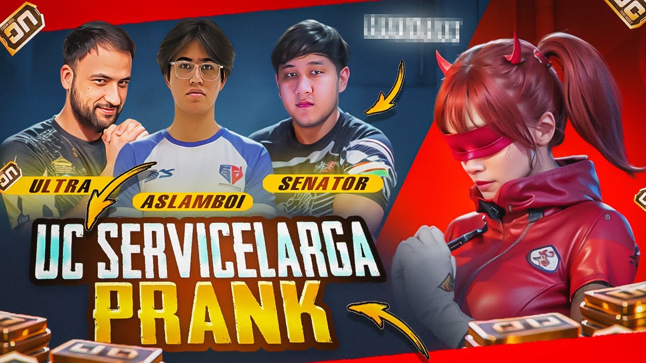 ASLAMBOIII 😳 SENATOR ULTRAGA PRANK QILDIM 😱 SENATOR MANI SO’KDI ☹️ #pubg #pubgmobile