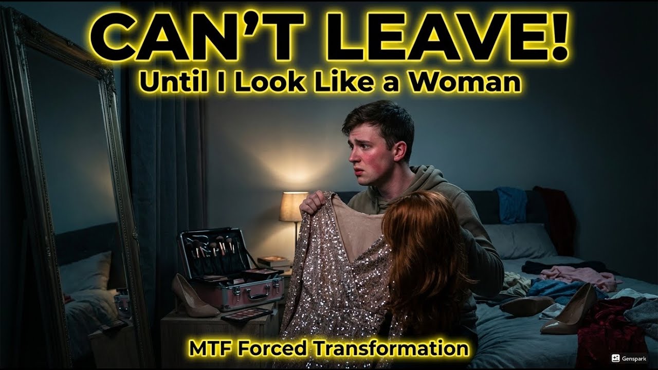 Can’t Leave Until I Look Like a Woman | Crossdressing Trap Challenge | MTF Forced Transformation