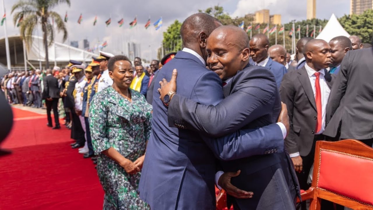 See how President Ruto arrived at KICC for the Swearing-in Ceremony of DP designate Kithure Kindiki