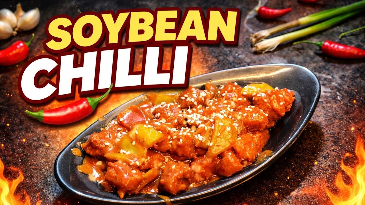 Soyabean Chilli That Tastes Like Chicken but no chicken better than non veg #easy recipe#cooking  