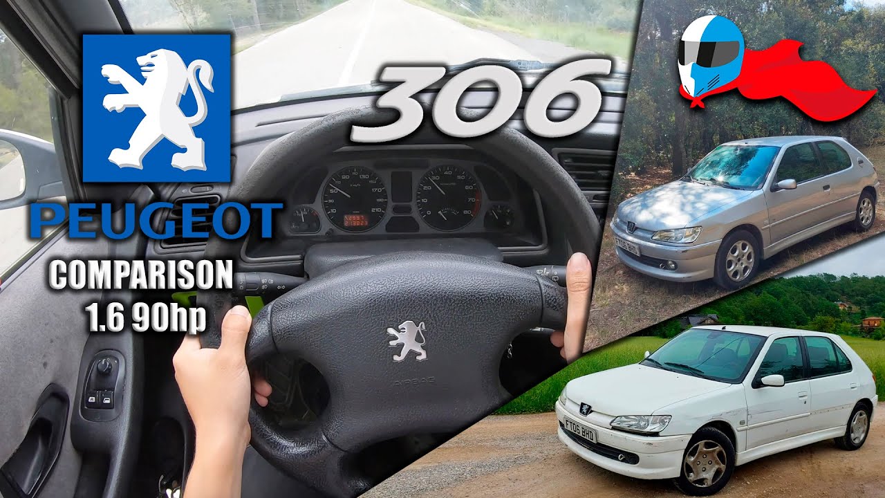 2000 Peugeot 306 XR 1.6 90 (65kW) POV 4K [Test Drive Hero] #94 COMPARISON, ACCELERATION, ELASTICITY