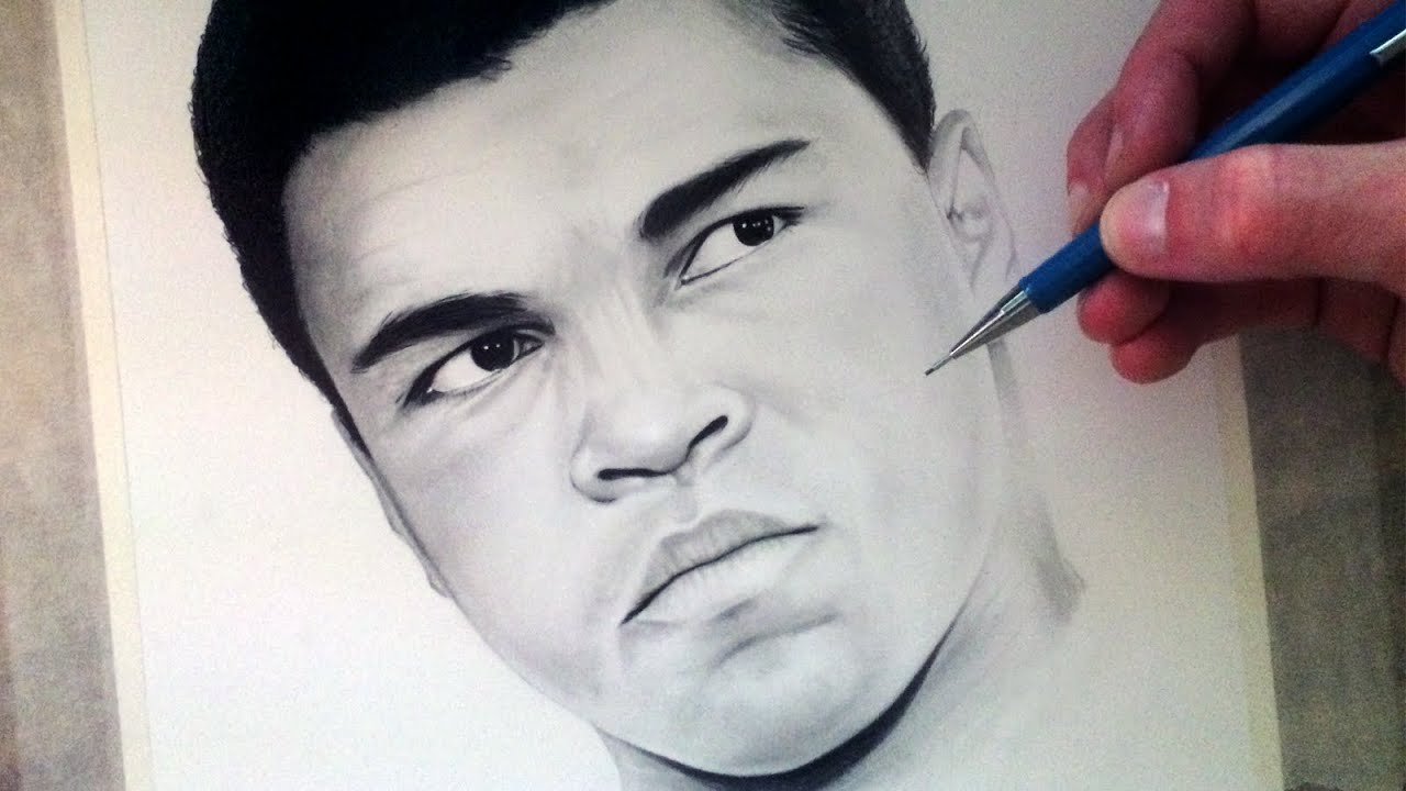 Drawing Muhammad Ali - Tribute