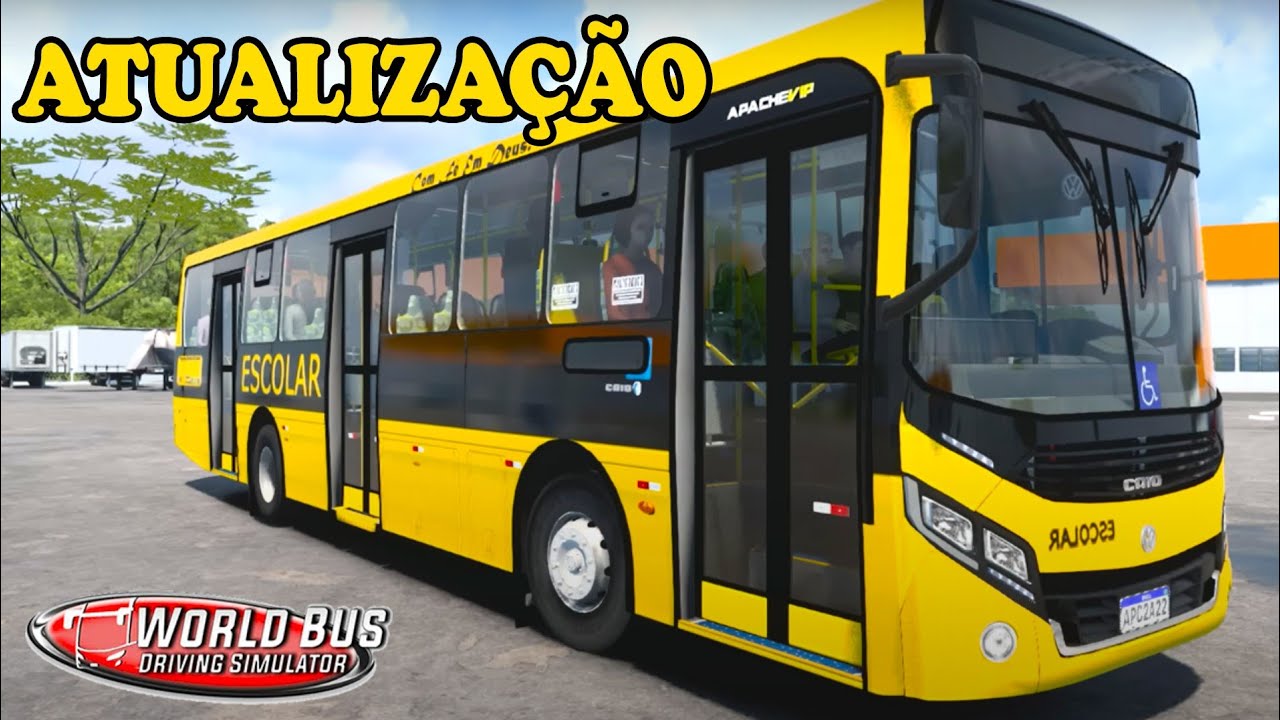 Atualização World Bus Driving Simulator - Jogando com o novo Ônibus
