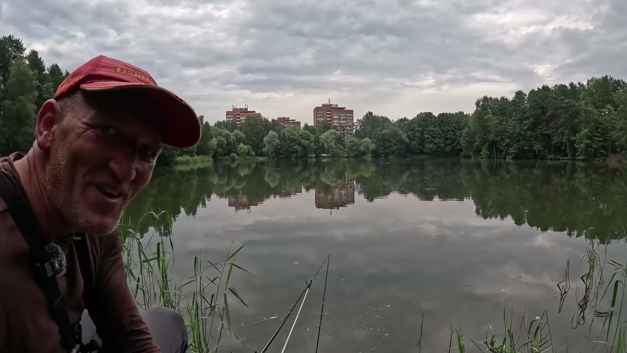Наловил на Херабуну хороших карасей в лесном озере. Riga, Latvia.
