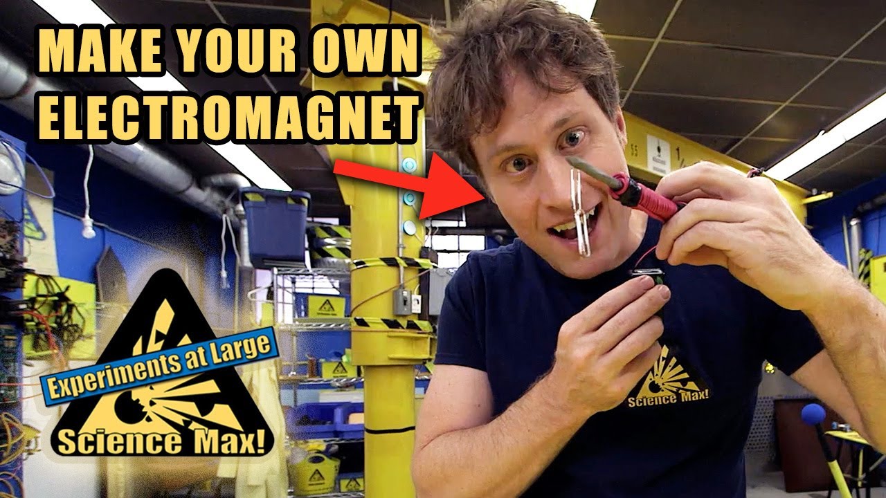How to Make an Electromagnet | Home Science Experiments | Science Max