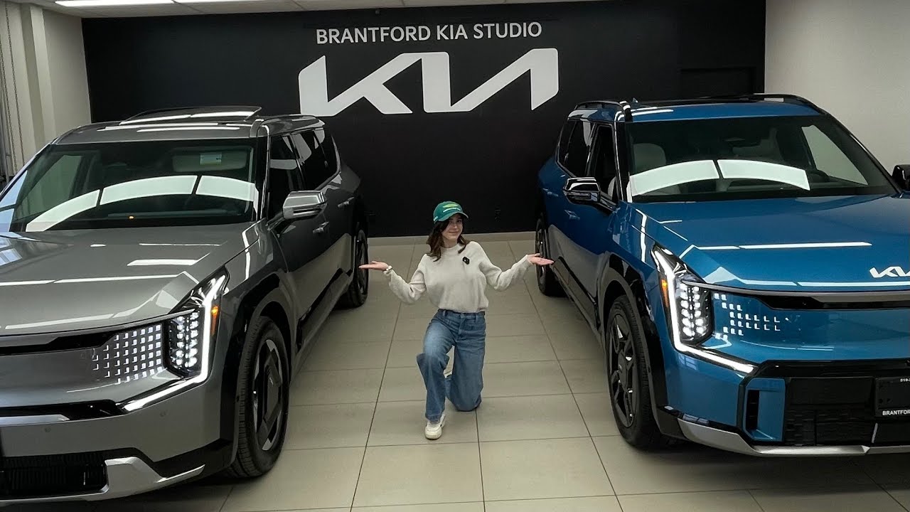 KIA EV9 Land AWD — Premium против GT-Line