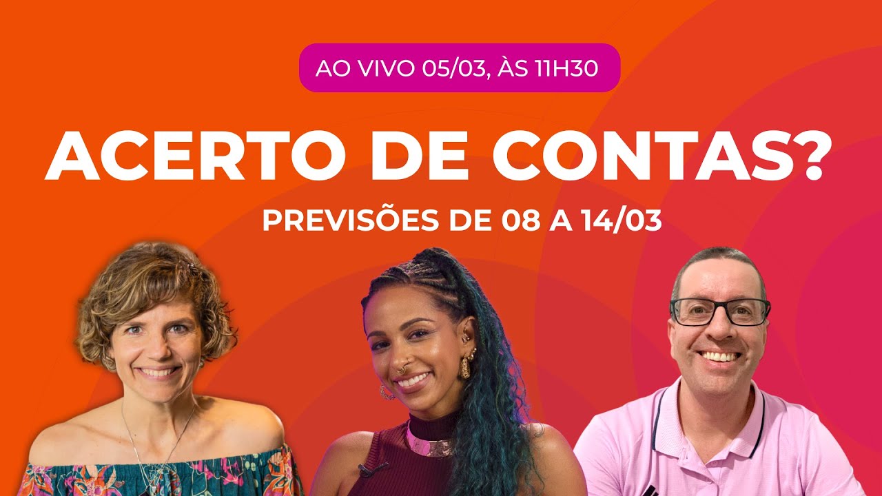 AO VIVO 11h30 | Guerra, Crise e Júpiter Diteto: Previsões de 08 a 14/03 | Astrologia