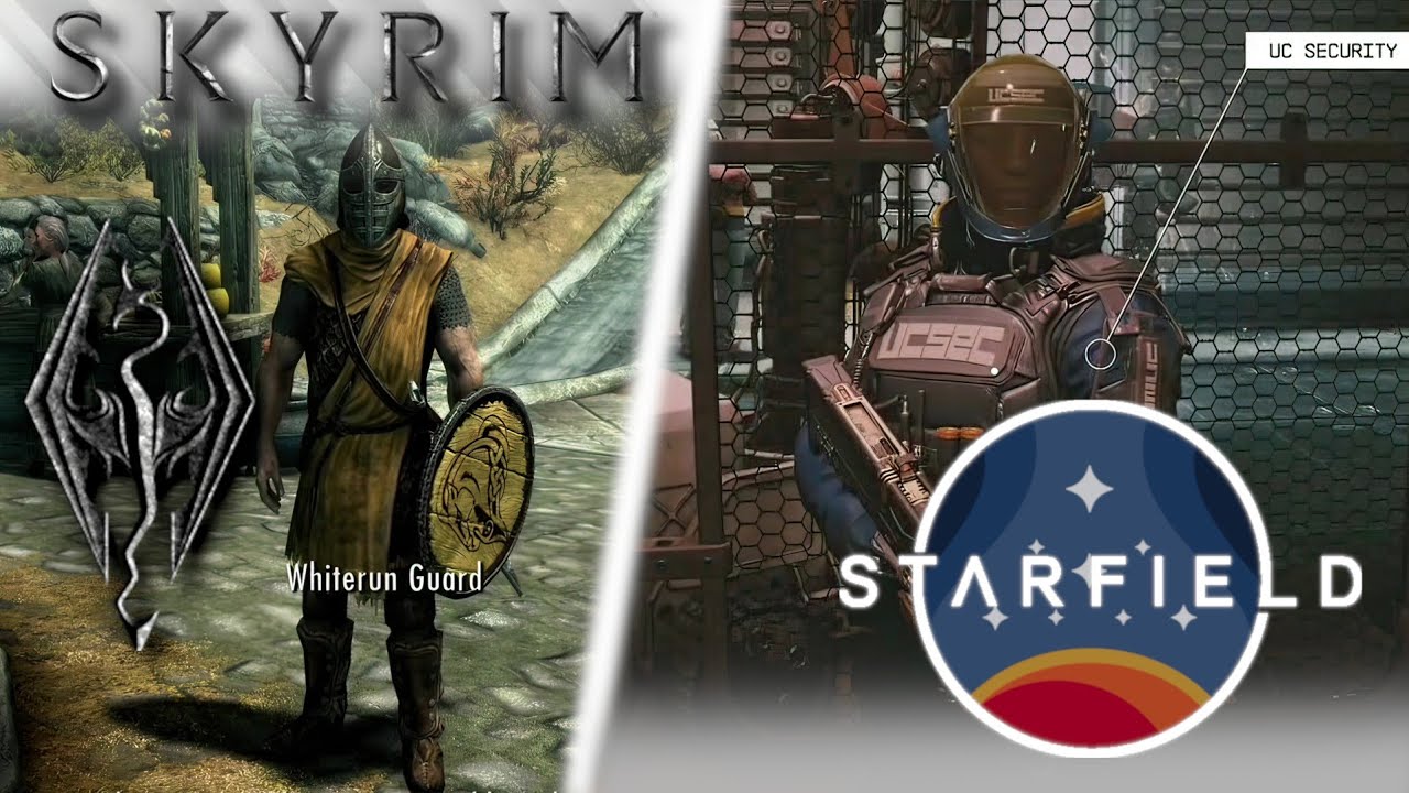 Starfield vs Skyrim NPCs
