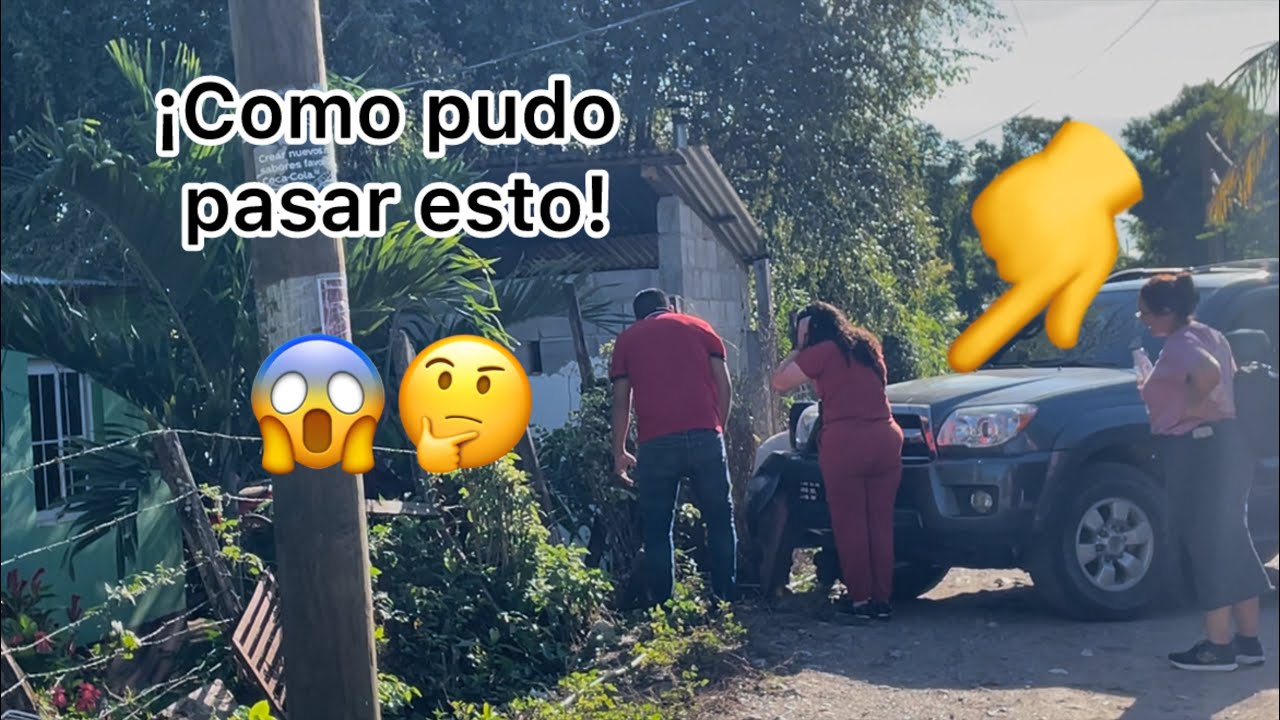 🔴Est&aacute;bamos llegando a casa de Mercy, cuando de repente pas&oacute; una tragedia😱🤔
