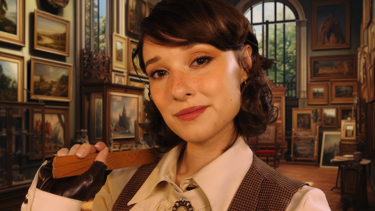 ASMR You are ART 🖼️✨| Museum Curator Educates Art Students | Studying YOU | Personal Attention
