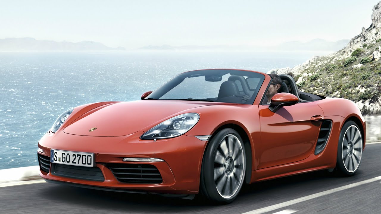 Porsche 718 Boxster S Interior, Exterior and Drive