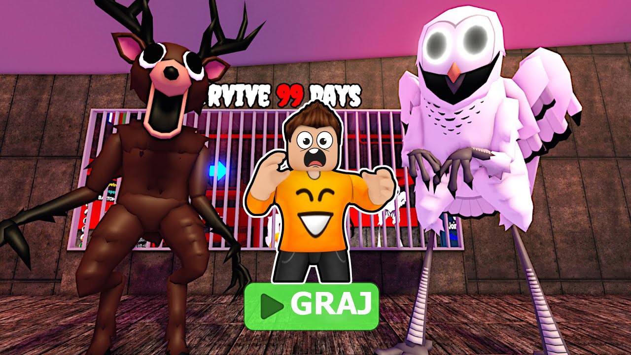 UCIEKAM Z WIĘZIENIA SOWY i JELNIA z 99 NOCY w Roblox!