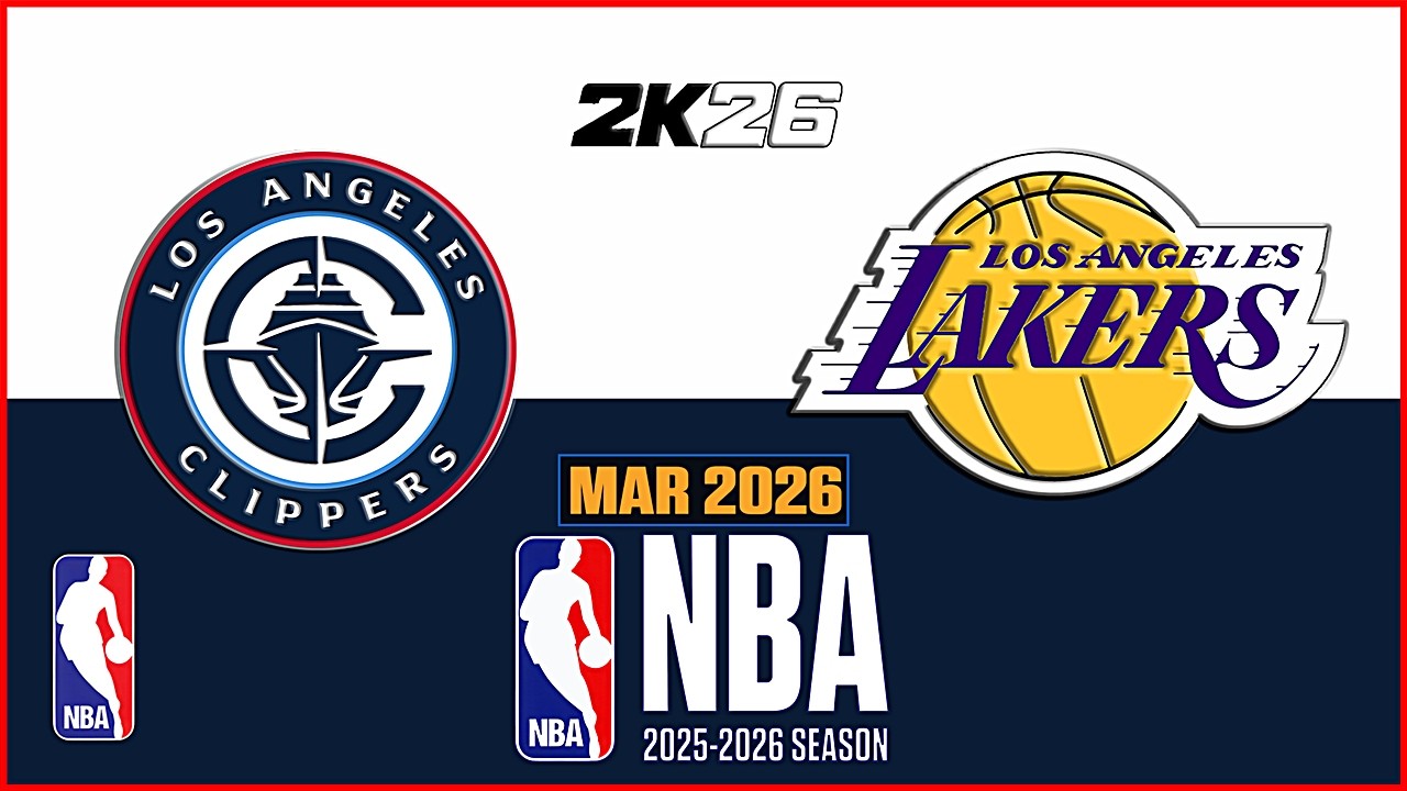 CLIPPERS  vs  LAKERS  | NBA 4TH QUARTER Highlights | lakers vs clippers | NBA 2K26 |
