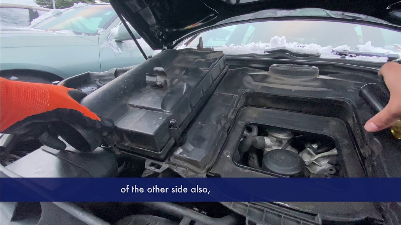 2011 Mercedes E350 Engine Air Filter Replacement PA4838