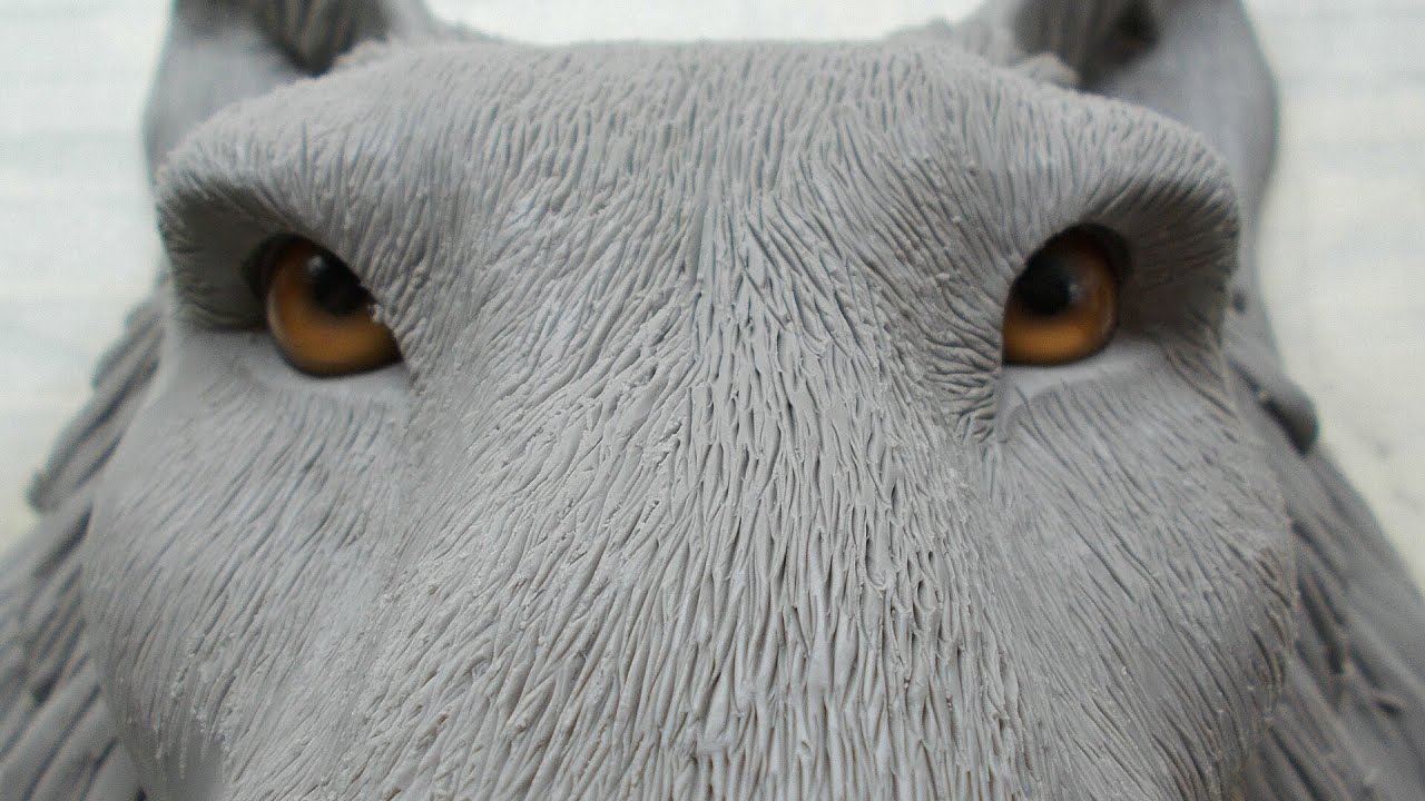 Tiger face, Part 8: Sculpting Hair details, continued