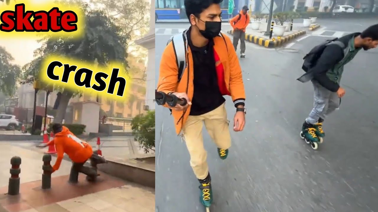 Bad skate day in my life | skate crash 😞 | creadit by @skatingadda 