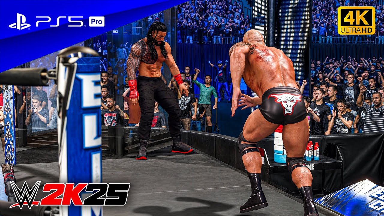 WWE 2K25 &mdash; Легендарный матч Elimination Chamber за чемпионство WWE | PS5&trade; Pro [4K60]