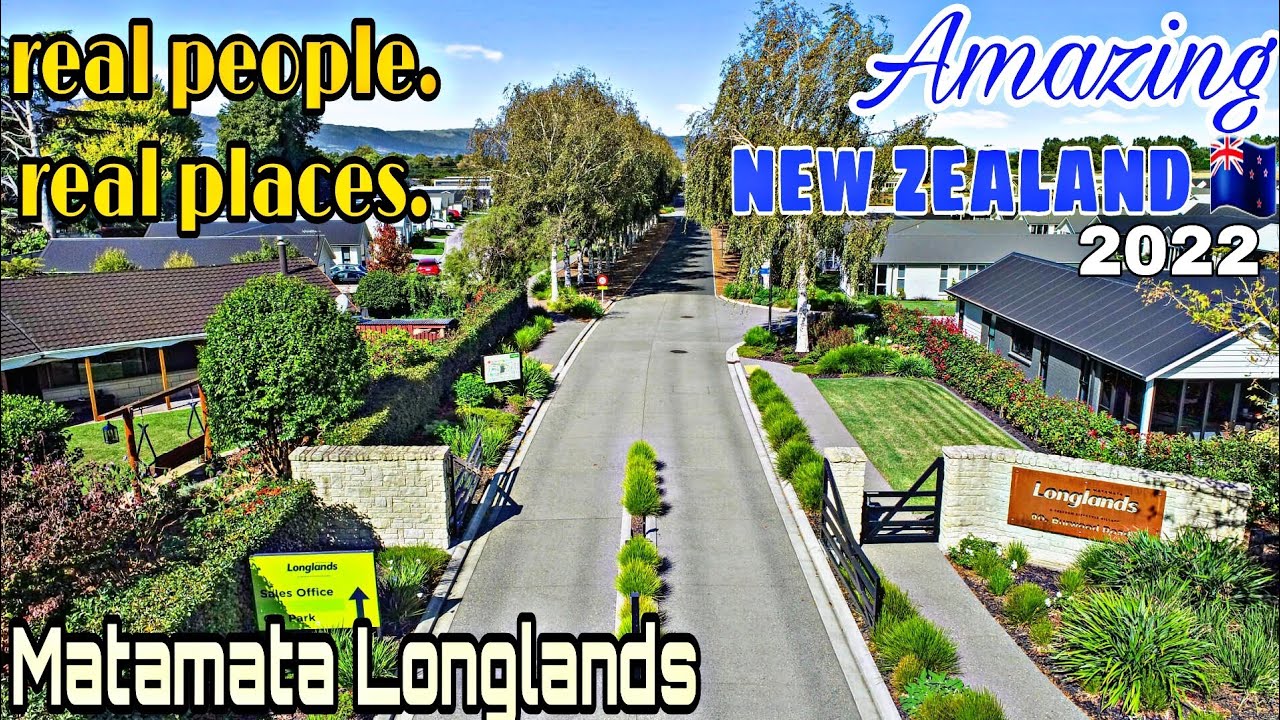 《4K》Ride| Matamata Longlands| Beautiful Retirement Village in Matamata| Amazing New Zealand