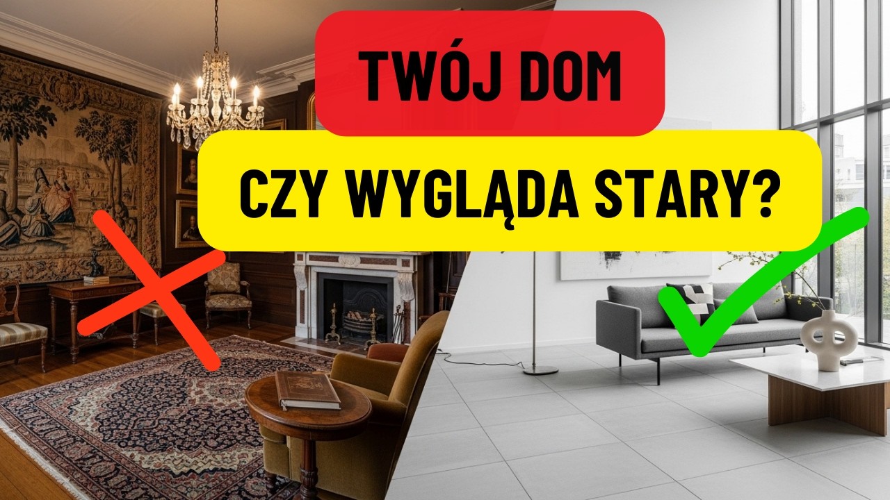 🚨 7 rzeczy, które sprawiają, że Twój dom wygląda staroświecko (i jak to poprawić)