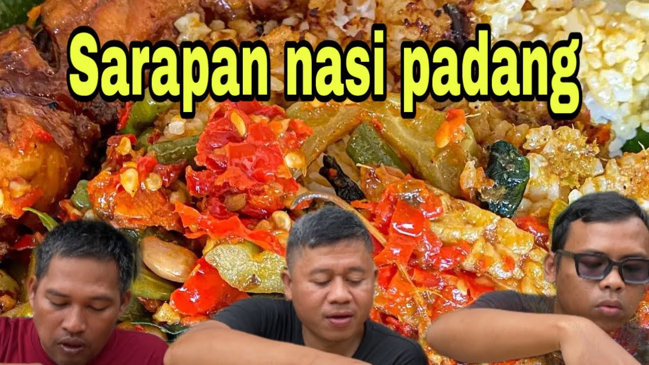 Mukbang || Sarapan nasi padang