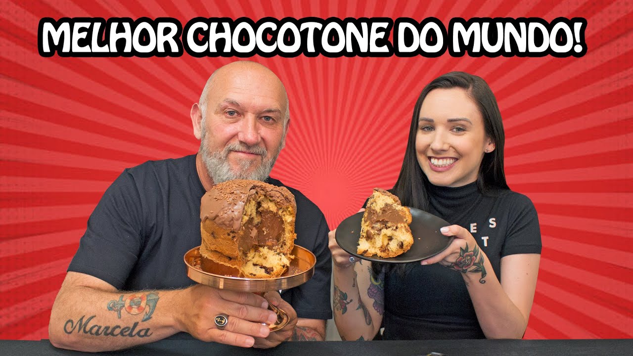 Provamos o melhor Chocotone de Brigadeiro Belga! - Mah e Fernandão