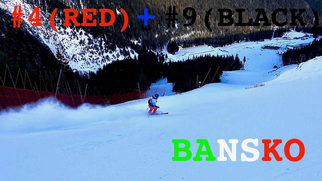#4 (Kırmızı) & #9 (Siyah) Pistler / Bansko (4K)
