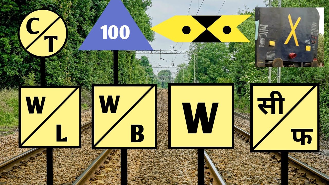 क्या मतलब होता है इन Railway Sign Boards का ??