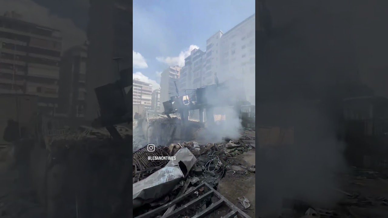 Intense Airstrikes on Beirut😰😰 #warzone #lebanon #lebanonwar #stopwar #allah