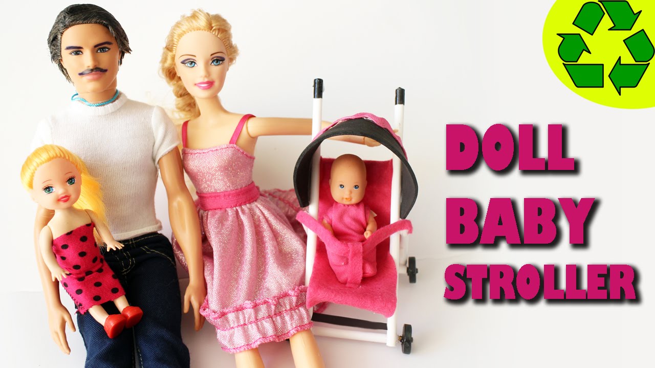 How to make a Doll Baby Stroller 