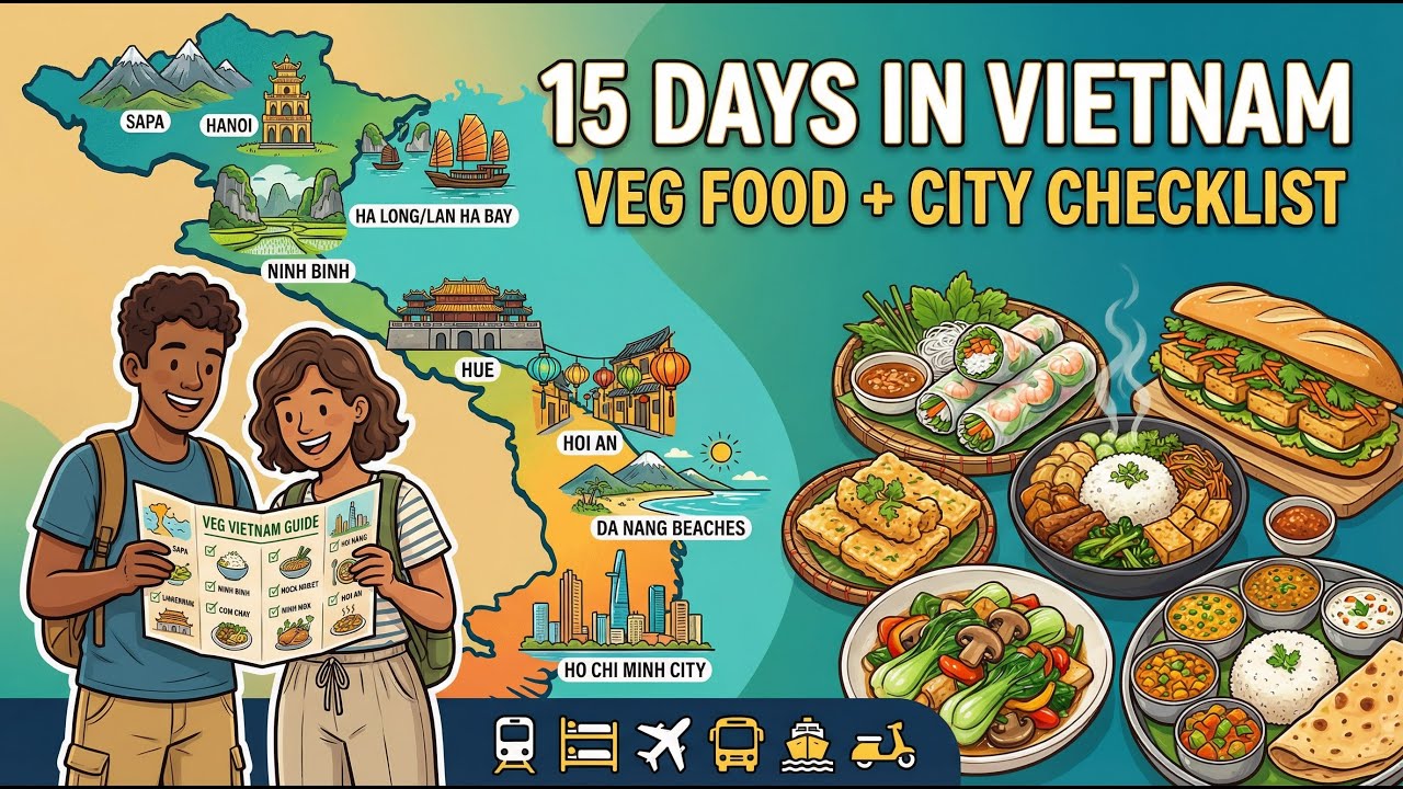 15-Days in Vietnam for Vegetarians: Hotels, Food, Transport—FULL ITINERARY!