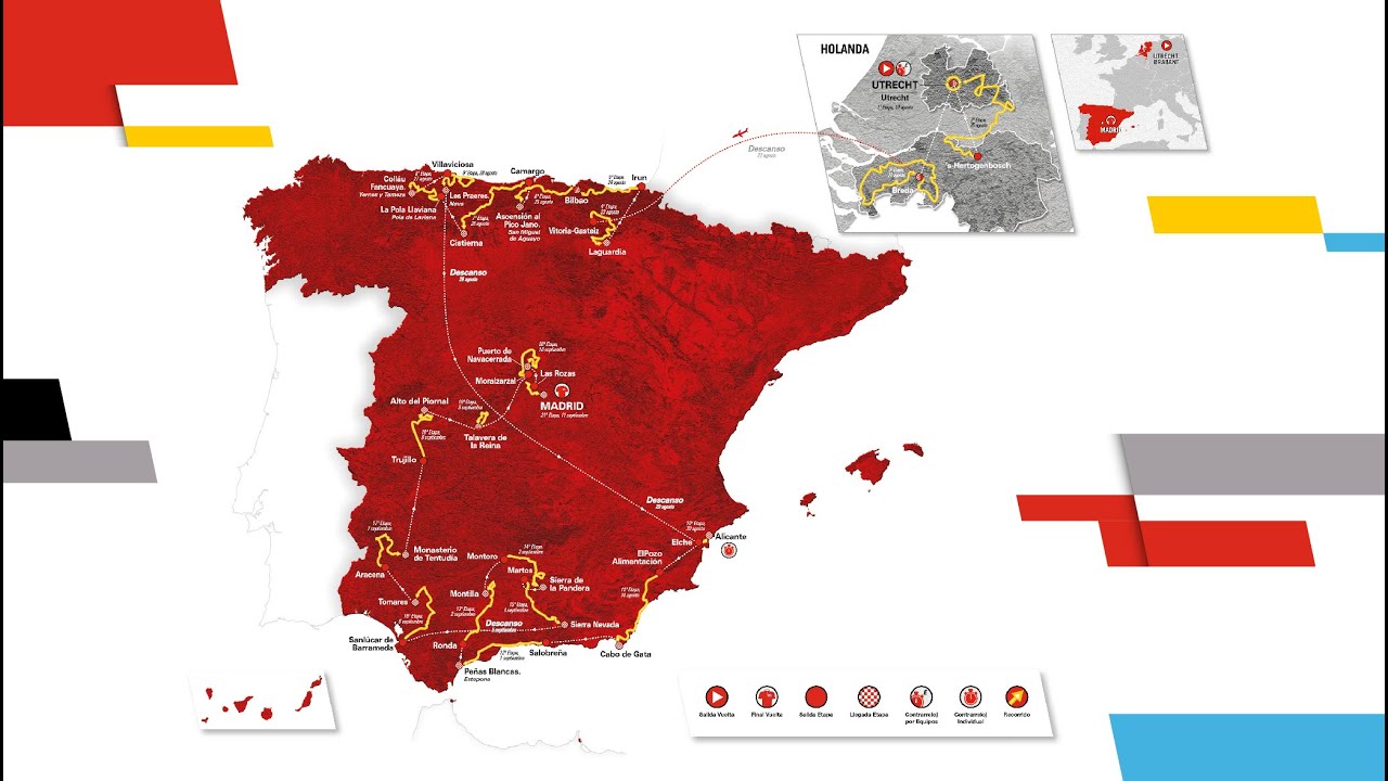 😍El RECORRIDO de #LaVuelta22 ❤️