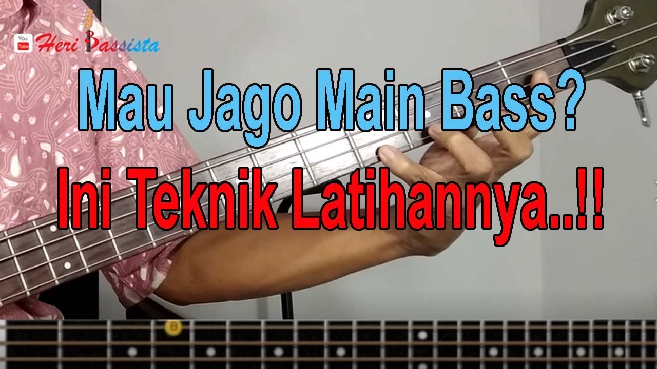 10 Macam Teknik Latihan Jari Pada Bass (Fingering)