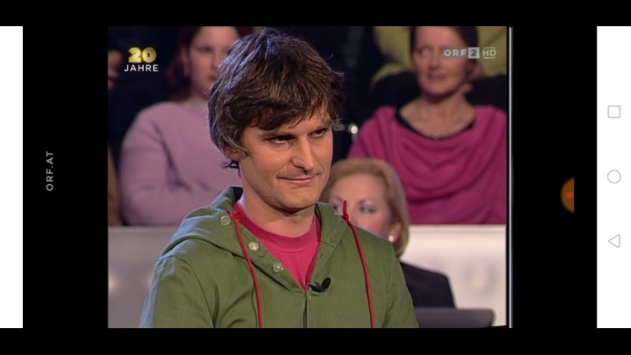 Millionenshow 1. Gewinner Anton Sutterlüty 2001