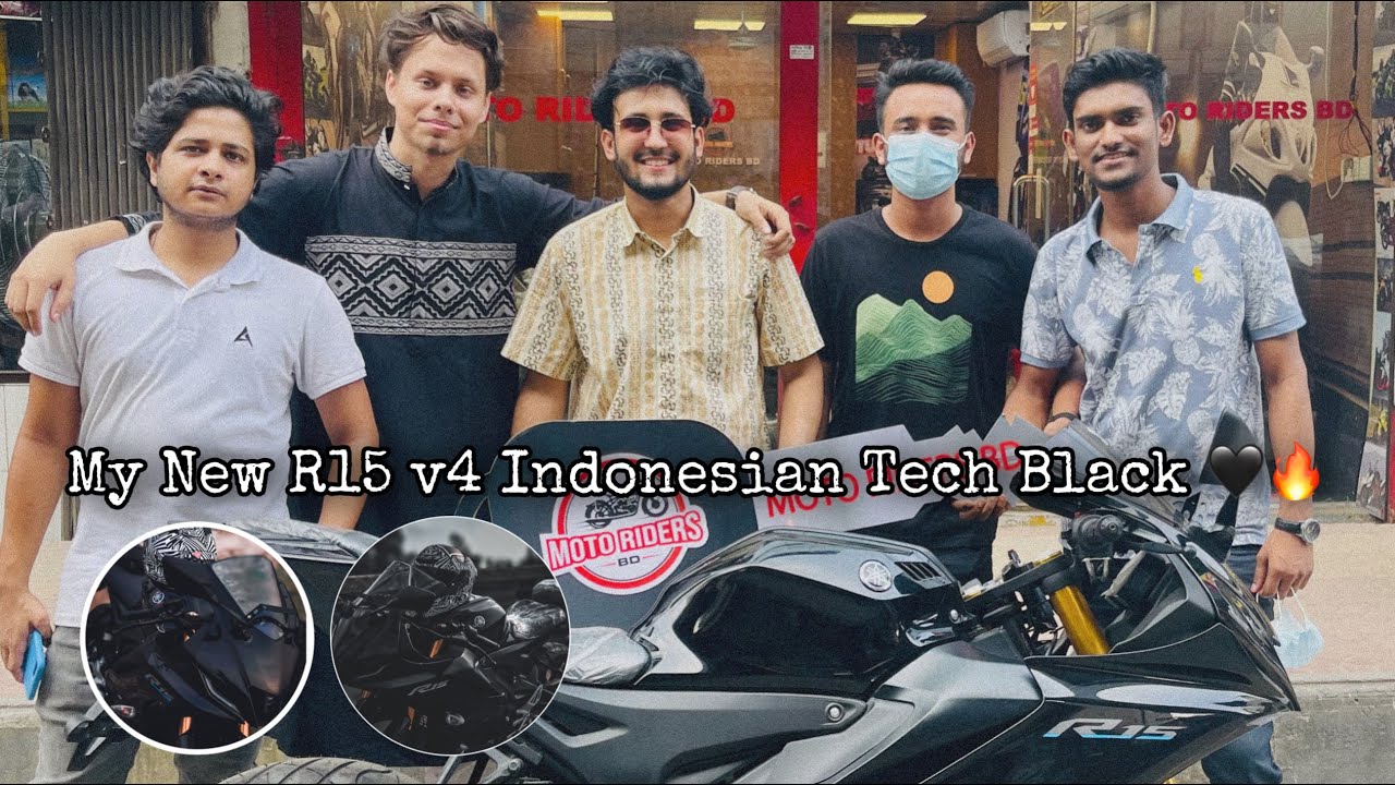 My Yamaha R15 v4 Indonesian Bike Unboxing, Purchasing, Surprising and Reaction Video Altogether