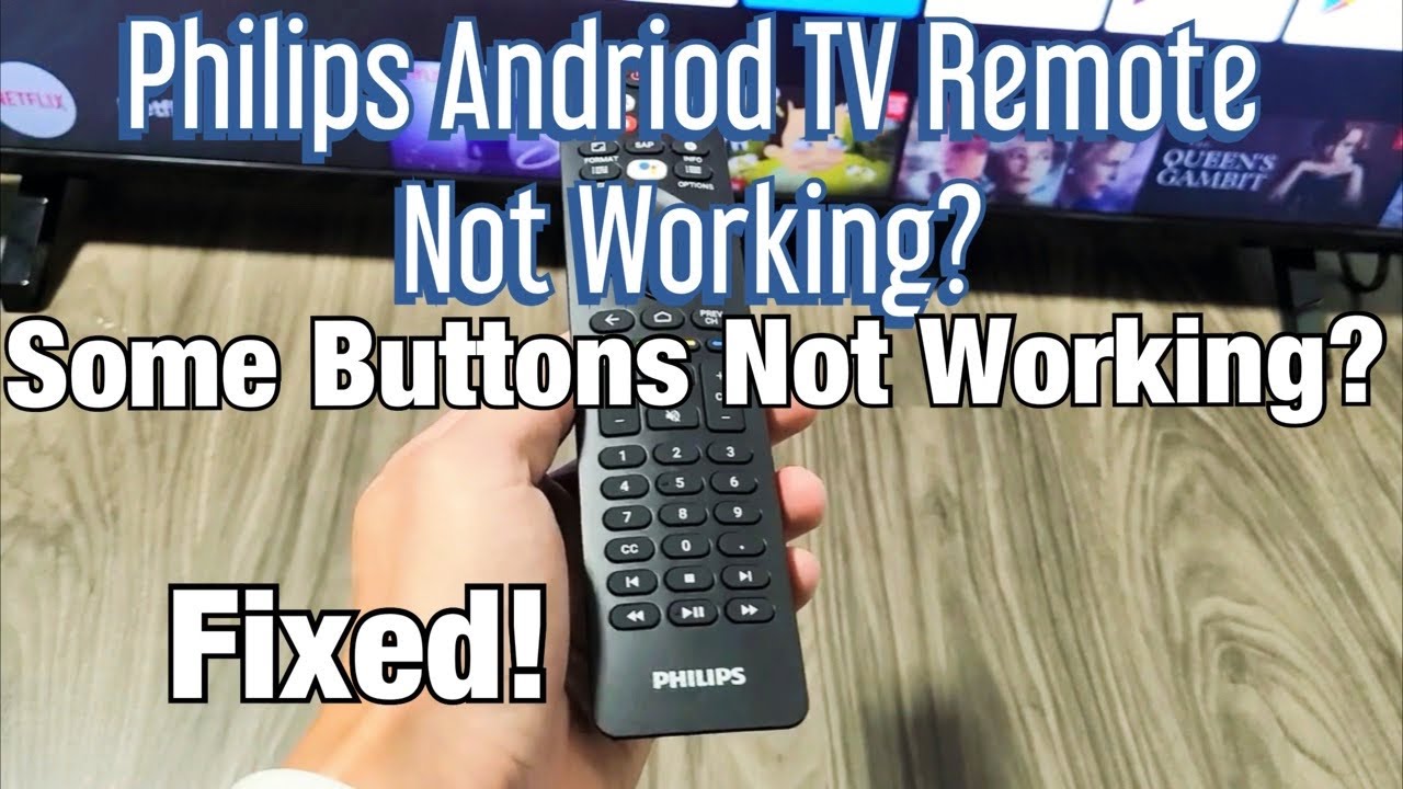 Не работает пульт дистанционного управления на телевизоре Philips Android TV? Не работает одна ил...