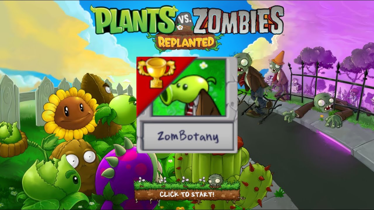 Pvz replanted ZomBotany minigame