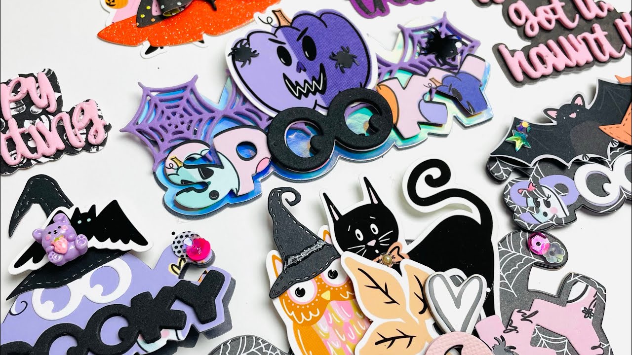 KSCRAFT Spooky bag toppers and Witch hat bows in different ways 