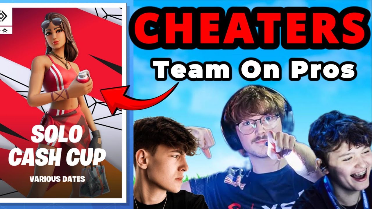 I Spectate A Cheater Team To Take Out Pros In A Solo Cash Cup ( Exposing Fortnite Hackers )