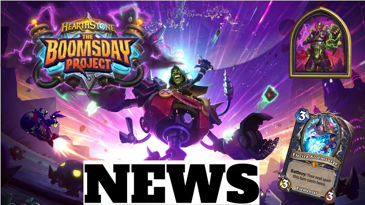 THE BOOMSDAY PROJECT! CARD CHANGES! Hearthstone News 7/15/2018