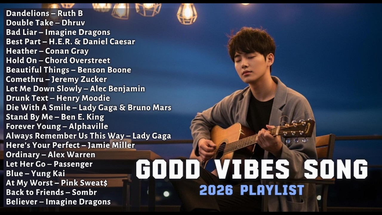 Top English Hits 2026 🎧 Good Vibes Songs Playlist | Calm & Relaxing Music