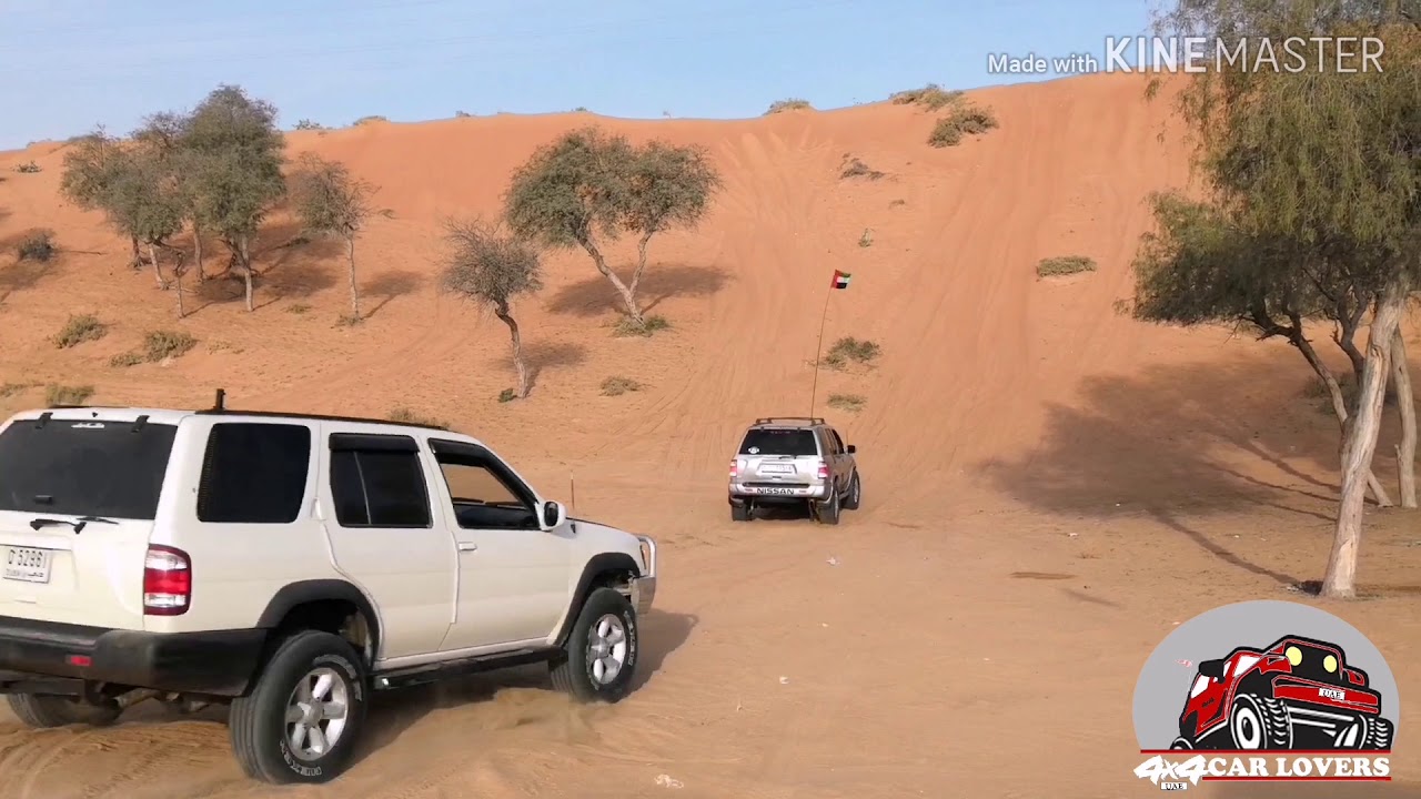 R50 Pathfinders Uae Offroad team warm up for easy drive #4x4 Car Lovers UAE