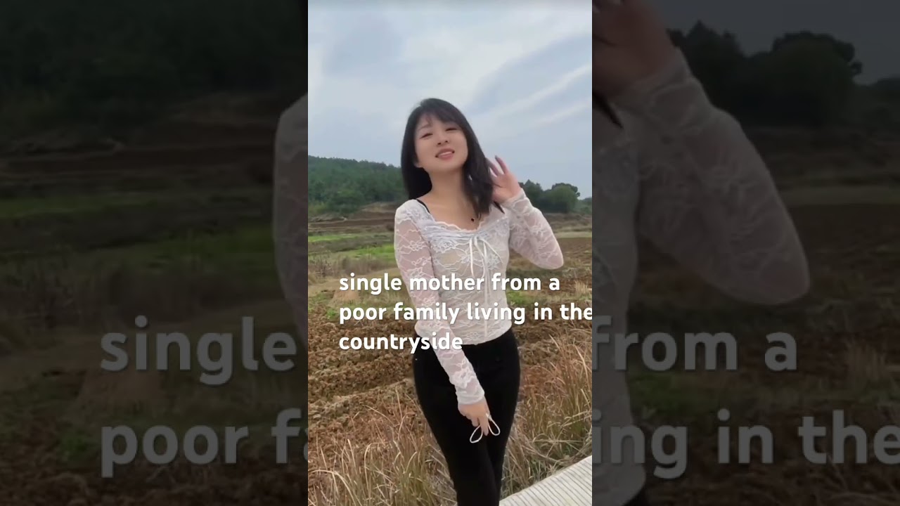 single mother from a poor family living in the countryside