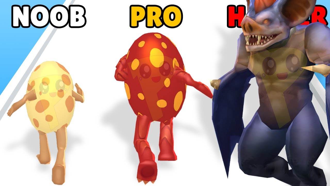 NOOB vs PRO vs HACKER in Monster Egg 3D